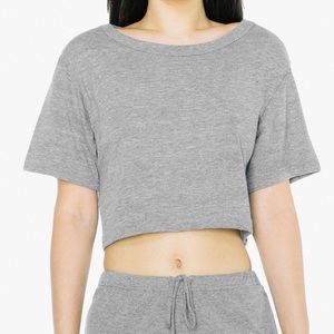 American Apparel Tri-blend crop top